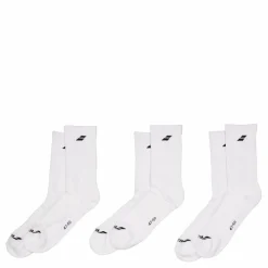 Babolat 3 Pairs Pack White* Racketsporter|Strumpor