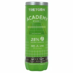 Tretorn Academy Green 3 Tube Yellow* Racketsporter|Racket Och Bollar