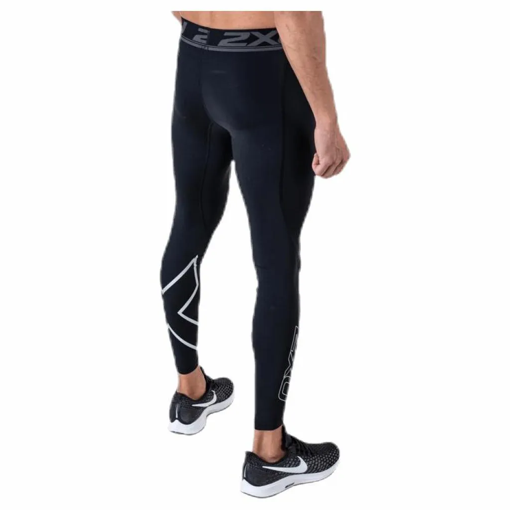 2XU Accelerate Compression Tights Black/Silver* Tights|Löpning