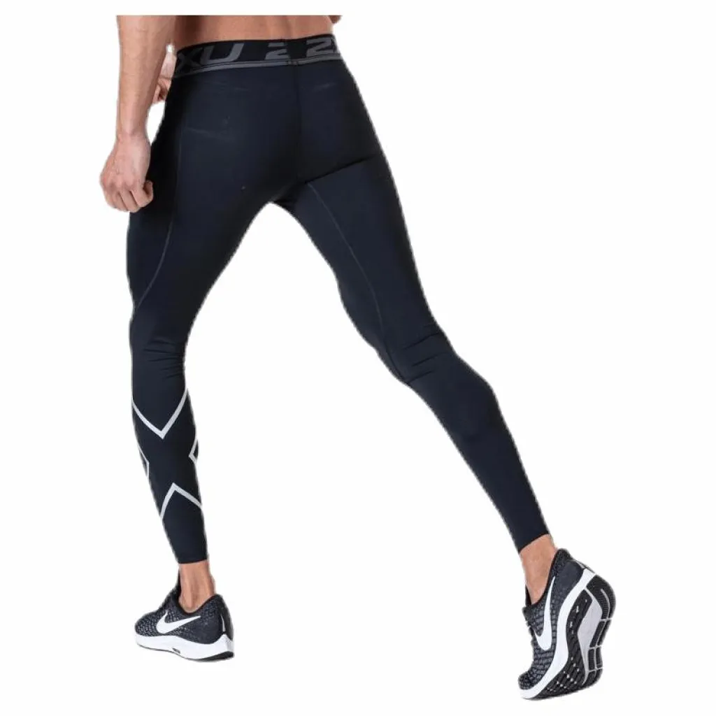 2XU Accelerate Compression Tights Black/Silver* Tights|Löpning