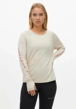 Röhnisch Active Logo Long Sleeve Oatmeal* Träning|Tröjor