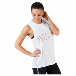 Superdry Active Studio Luxe White* Linnen|Träning