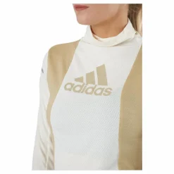 adidas Blocked Longsleeve Tee Women Wonder White / Beige Tone* Tröjor|Löpning