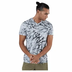 adidas Fast Graphic Tee Primeblue Men Grey One / White* T-Shirts|Löpning