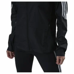 adidas Marathon Jacket 3 Stripe Women Black* Löpning|Jackor