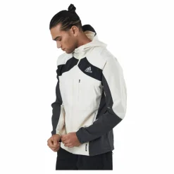 adidas Marathon Jacket Ocean P.Blue Men Wonder White / Black* Jackor|Löpning