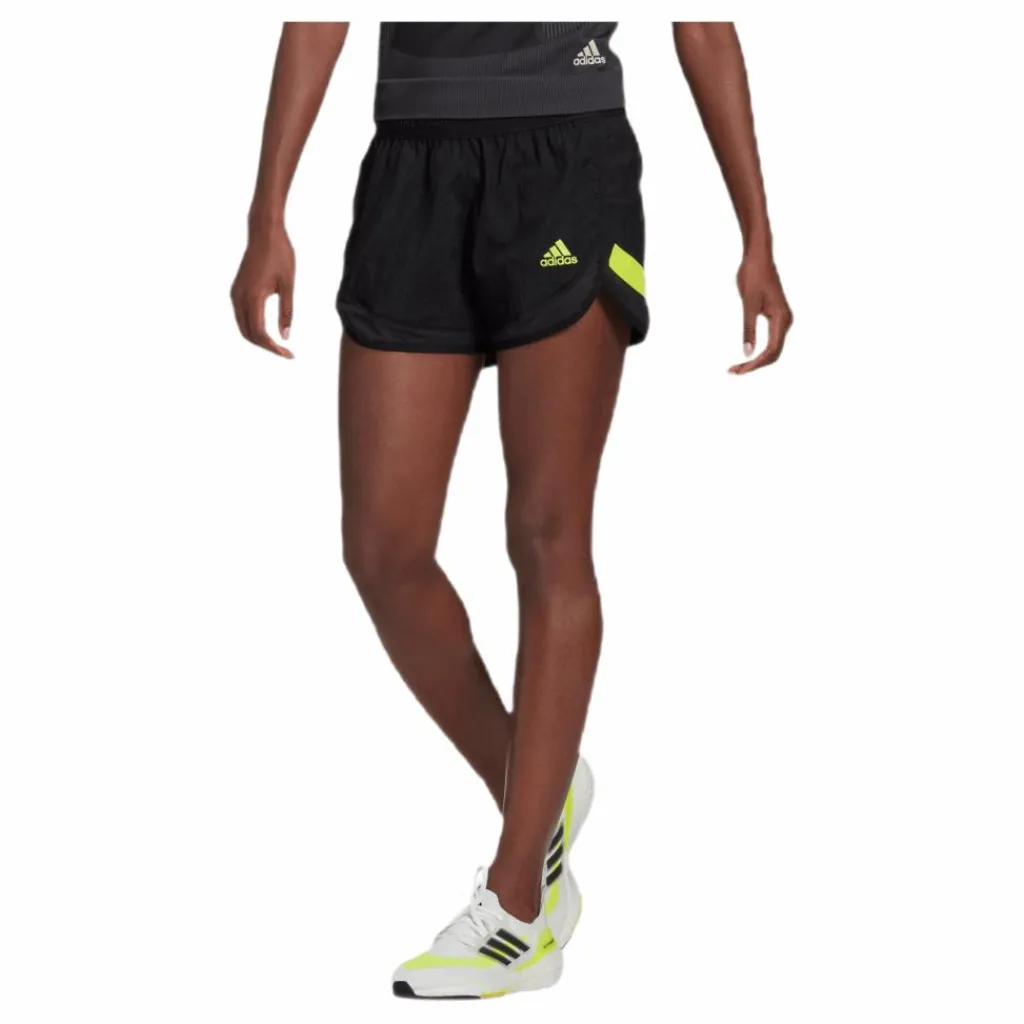adidas Ultra Short W Black / Solar Yellow* Shorts|Löpning
