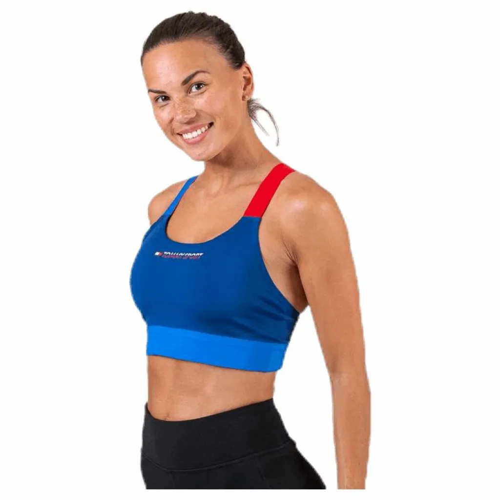 Tommy Hilfiger Sport Adjustable Bra Blue* Sport-Bh:Ar|Träning