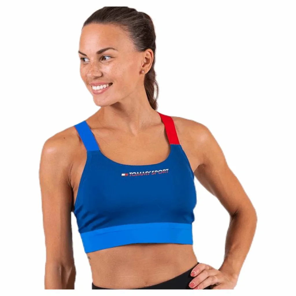 Tommy Hilfiger Sport Adjustable Bra Blue* Sport-Bh:Ar|Träning