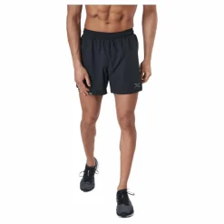 2XU Aero 5 Inch Shorts Black/silver Reflective* Shorts|Löpning
