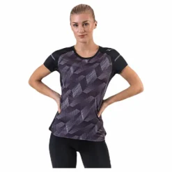 Mizuno Aero Tee Black/Grey* T-Shirts|Löpning