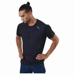 2XU Aero Tee Black/silver Reflective* Löpning|T-Shirts