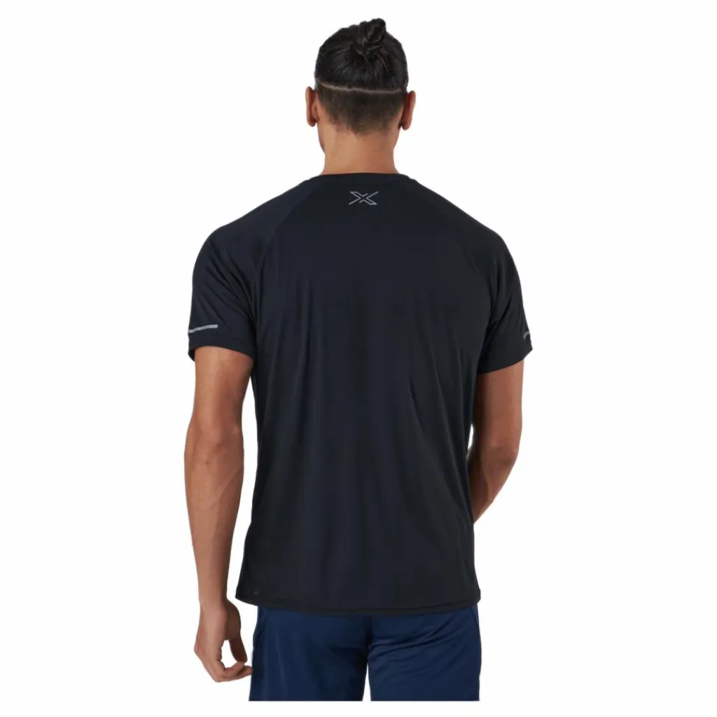 2XU Aero Tee Black/silver Reflective* Löpning|T-Shirts