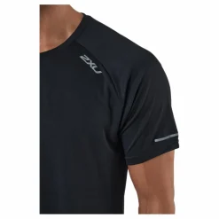 2XU Aero Tee Black/silver Reflective* Löpning|T-Shirts