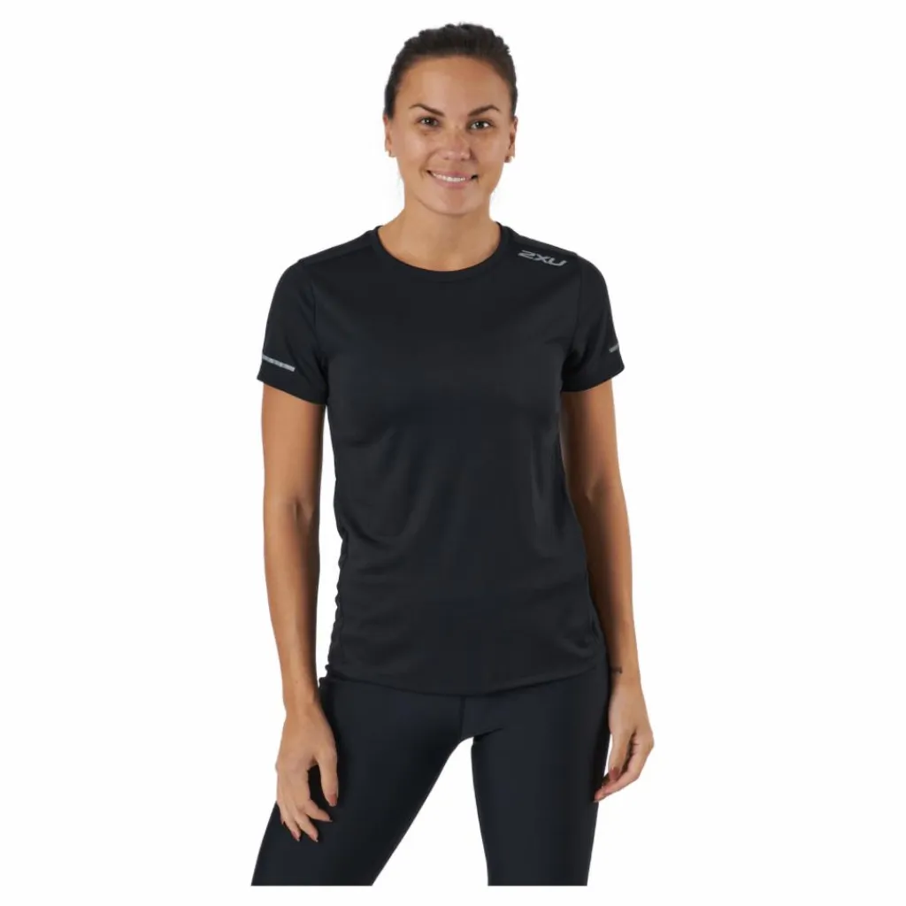 2XU Aero Tee Black/silver Reflective* Löpning|T-Shirts
