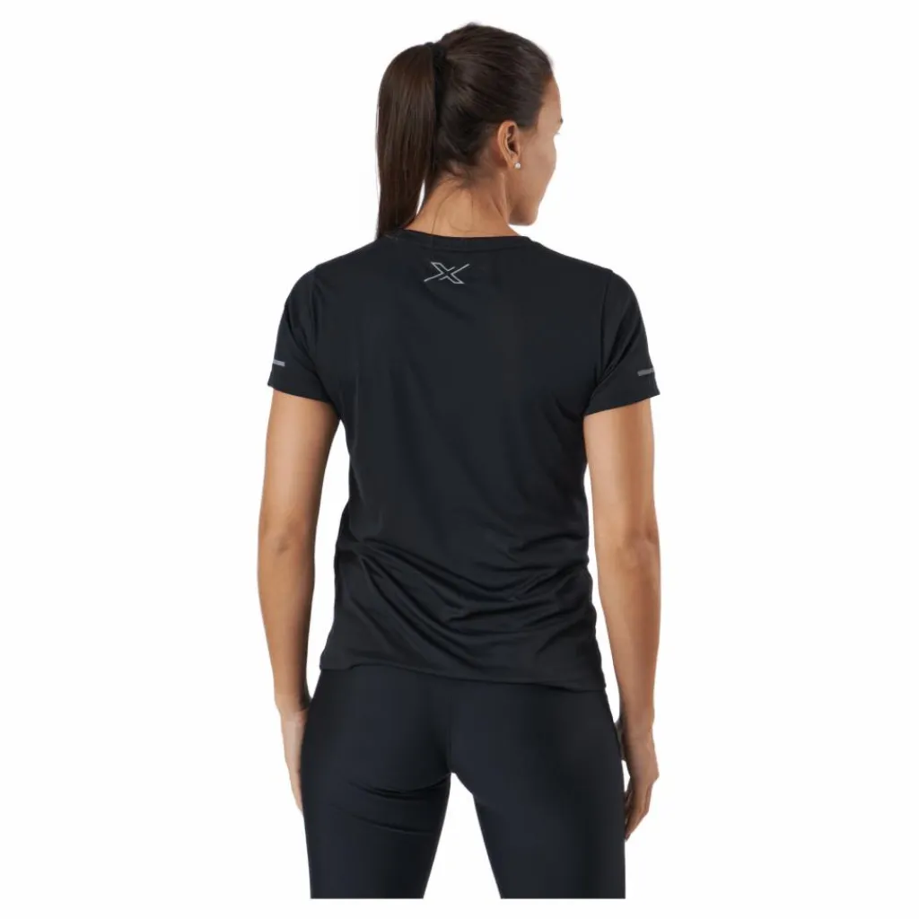 2XU Aero Tee Black/silver Reflective* Löpning|T-Shirts