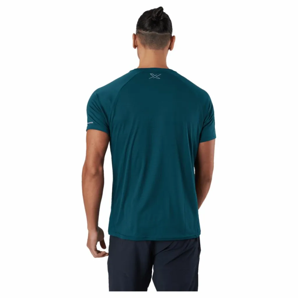 2XU Aero Tee Deep Jade/silver Reflective* T-Shirts|Löpning