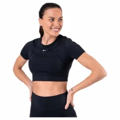 Nike Aeroadpt SS Crop Top Black* T-Shirts|Träning