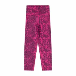 adidas AEROREADY Animal-Print Optime 7/8 High-Rise Pocket Leggings Selufu/Carbon/White*Barn Träning|Tights