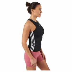 adidas AEROREADY Train Essentials Regular 3-Stripes Tank Top Black / White* Träning|Linnen