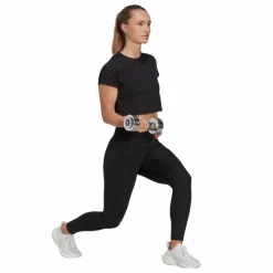 adidas AEROREADY Train Essentials 3 Bar Logo Crop T-Shirt Black* Träning|Linnen