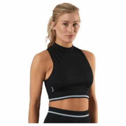 Only Play Aila Circular Sports Top Black* Linnen|Träning