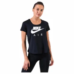 Nike Air SS Mesh Top White/Black* T-Shirts|Löpning