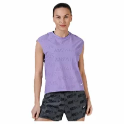 Nike Air Top SS Purple* T-Shirts|Löpning