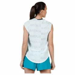 Nike Air Top SS Turquoise* T-Shirts|Löpning