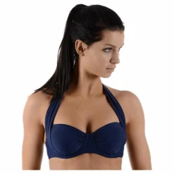 Abecita Alanya Bandero Halterneck Blue/Pink* Simning|Badkläder