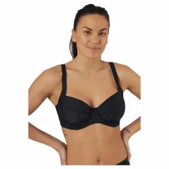 Abecita Alanya Bikini Wire Bra Black* Simning|Badkläder