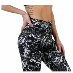 Endurance Alec Printed Tights White/Black* Träning|Tights