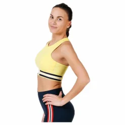 J.Lindeberg Alexis Compression Poly Yellow* Sport-Bh:Ar|Träning