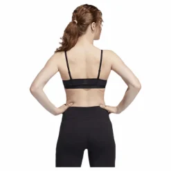 adidas All Me 3 Stripe Bra Black / White* Träning|Sport-Bh:Ar