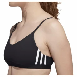 adidas All Me 3 Stripe Bra Black / White* Träning|Sport-Bh:Ar