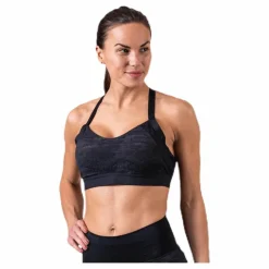 adidas All Me Jacqrd Bra Black* Sport-Bh:Ar|Träning