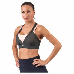 adidas All Me Layered Bra Green* Sport-Bh:Ar|Träning