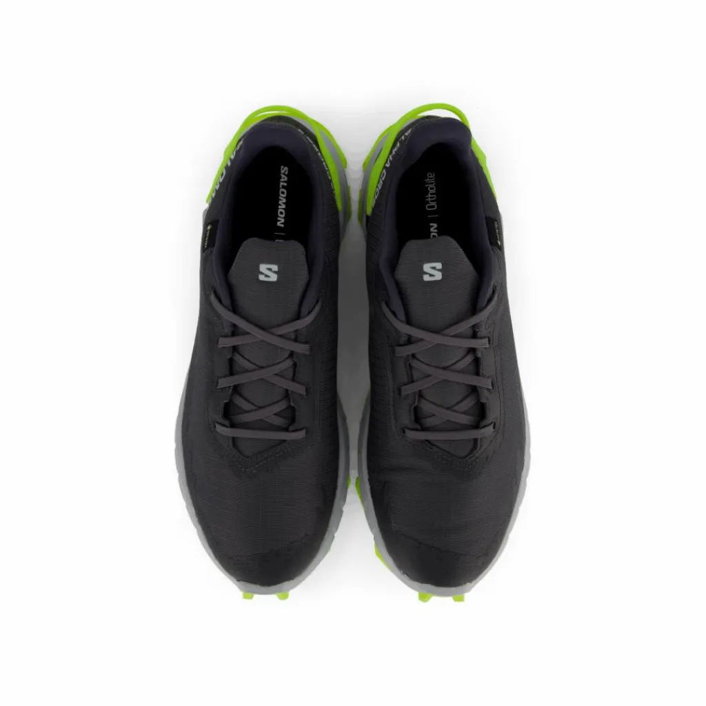 Salomon Alphacross 4 Gtx Ebony/pearl Blue/acid Lime* Löpning|Löparskor