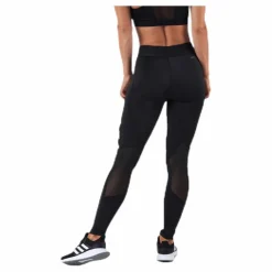 adidas Alphaskin Badge Of Sport Logo Tight Black / White* Träning|Tights