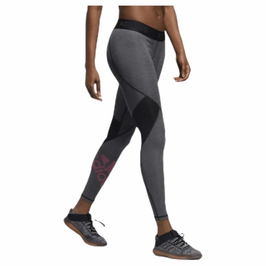 adidas Alphaskin Bos Long Tight Pink/Black* Träning|Tights