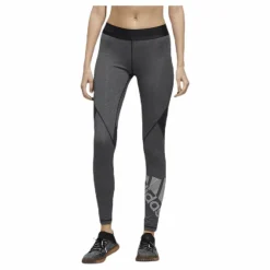 adidas Alphaskin Bos Long Tight White/Black* Träning|Tights