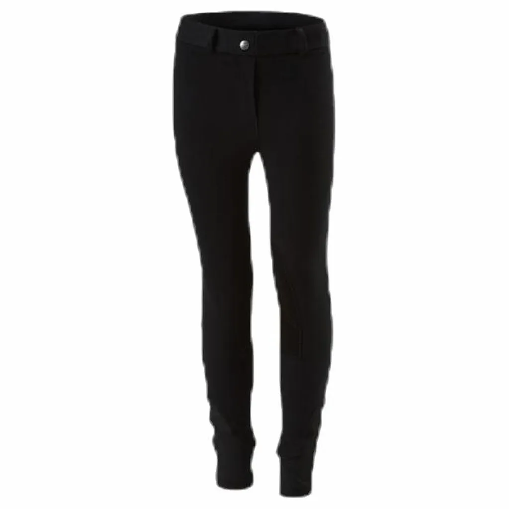 Equipage Annova Jersey Pull-On, Knee Skin Jr Black*Barn Hästsport|Byxor
