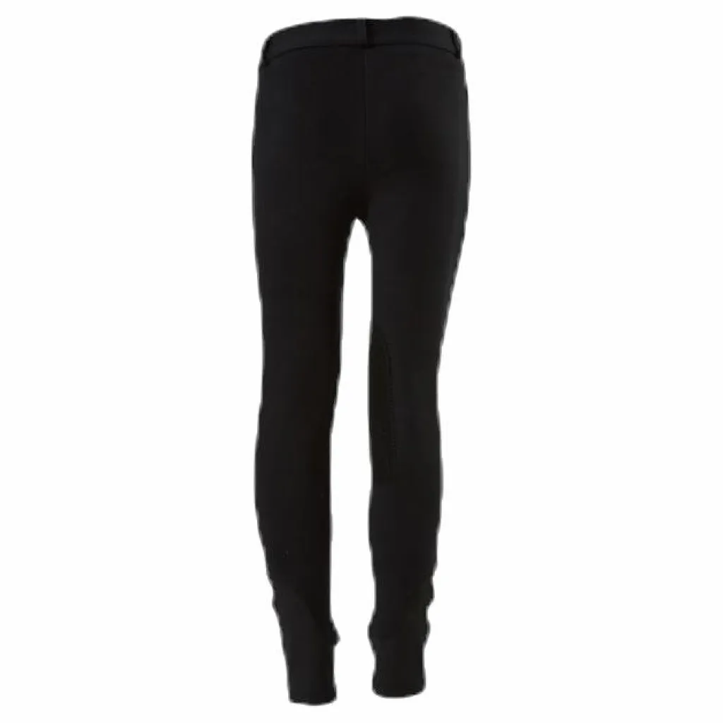 Equipage Annova Jersey Pull-On, Knee Skin Jr Black*Barn Hästsport|Byxor