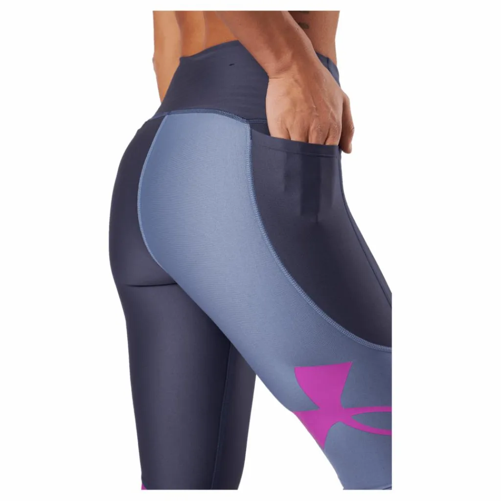 Under Armour Armour Colorblock Ankle Leg Tempered Steel* Tights|Träning
