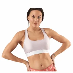 Under Armour Armour Mid Crossback Bra Pink* Sport-Bh:Ar|Löpning