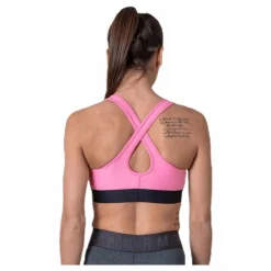 Under Armour Armour Mid Crossback Bra Pink* Sport-Bh:Ar|Löpning