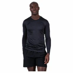 Björn Borg Axton LS Perf Tee Black* Tröjor|Träning