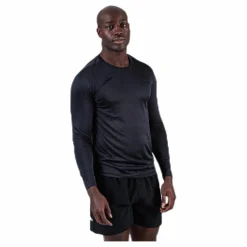 Björn Borg Axton LS Perf Tee Black* Tröjor|Träning