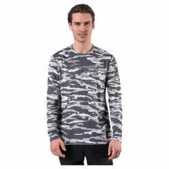 Björn Borg Axton LS Tee Green/Grey* Tröjor|Träning