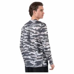 Björn Borg Axton LS Tee Green/Grey* Tröjor|Träning